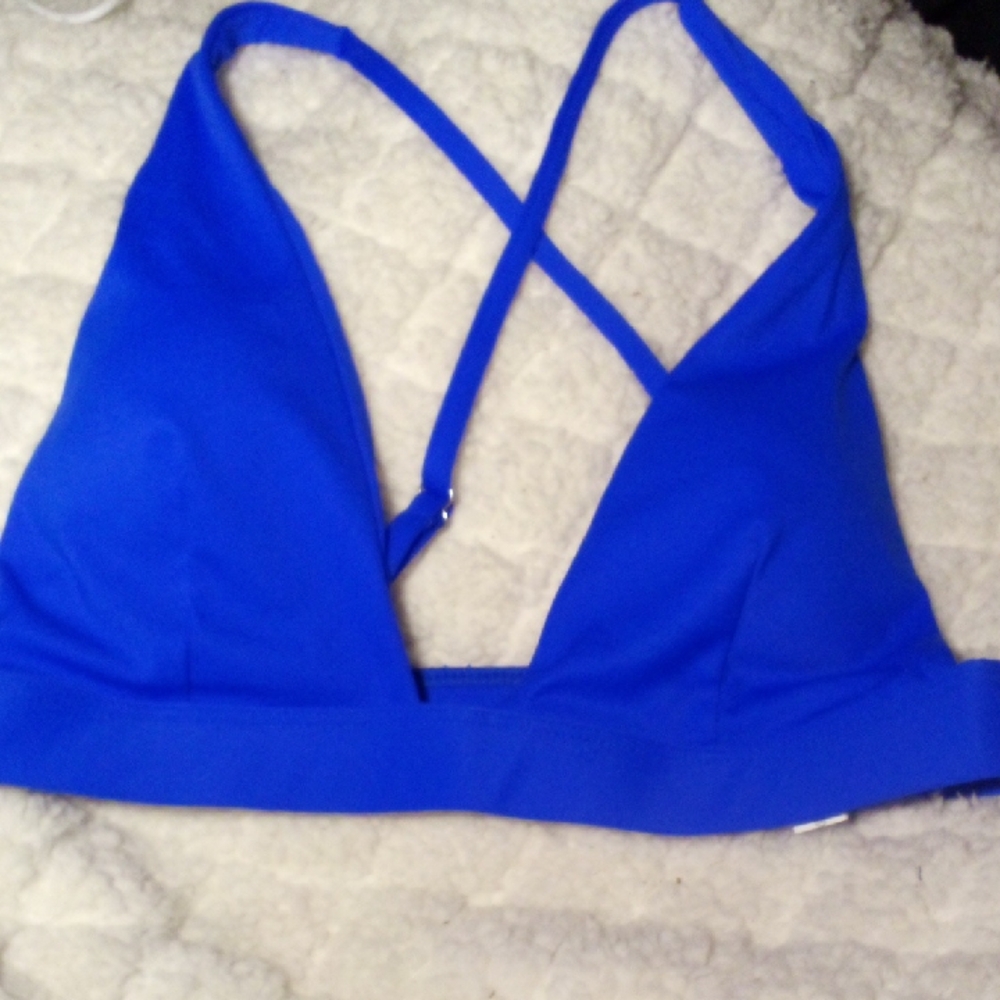 New! Blue Bikini Top